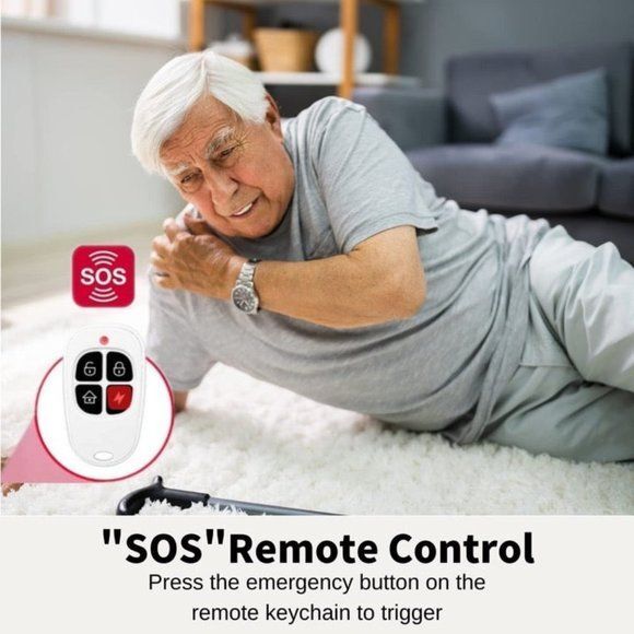 Home Security System (2nd Gen), 11-Piece Wireless Alarm System Kit, Alarm Siren - Picture 6 of 7